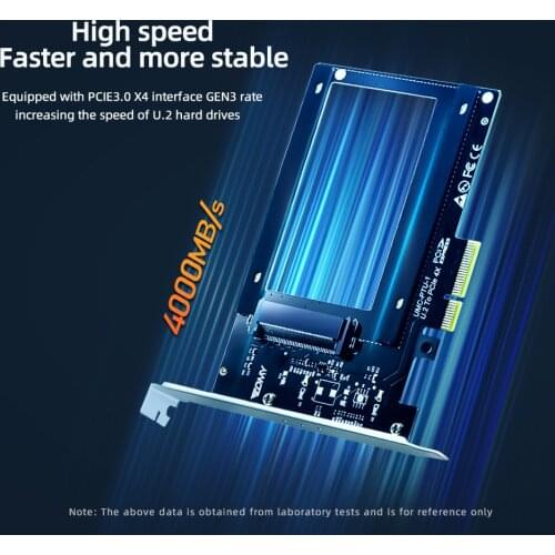 PCIe Riser Card To U.2 SSD 3.0 SFF-8639 Extension Adapter for X4/X8/X16 X99 M.2 NVMe SATA PCI Express for BTC Miner Add on Card