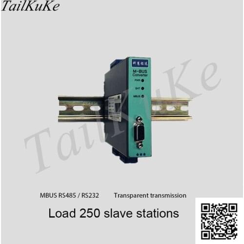 Industrial Grade MBUS to RS232 485 Converter 250 Load Transmission Module