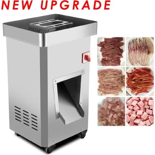 Commercial Meat Slicing Machine Vertical-type Meat Slicer Electric Meat Cutting Machine 2200W Large Power Meat Mincer GS-DQ
