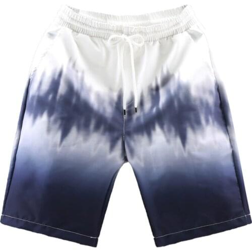 Mens Summer Breeches Shorts 2021 Cotton Casual Color Contrast Men Boardshorts Homme Classic Brand Clothing Beach Shorts Male