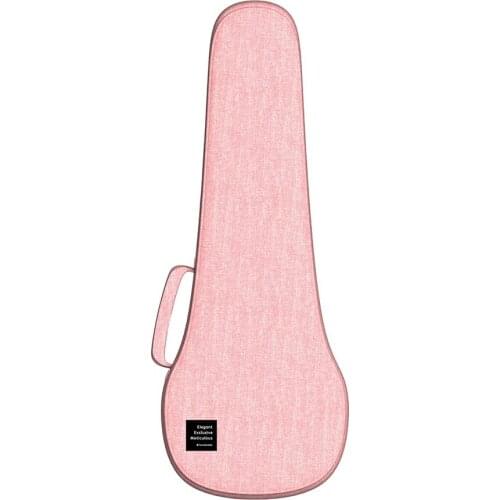Zip Up Pink Ukulele Storage Bag Carrier Case Pouch for 23 inch /21 inch Ukulele Music Instrument Accessories