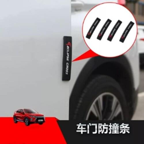 Waterproof Car Door Side Protector Bumper Strips Decorative Anti-Collision Bar Paste For Mitsubishi ECLIPSE CROSS 2018 2019 2020