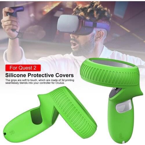 Silicone Protection Cover For Oculus Quest 2 VR Accessories Vr Controller Handle Grip Case Full Protective Sleeve For Quest2