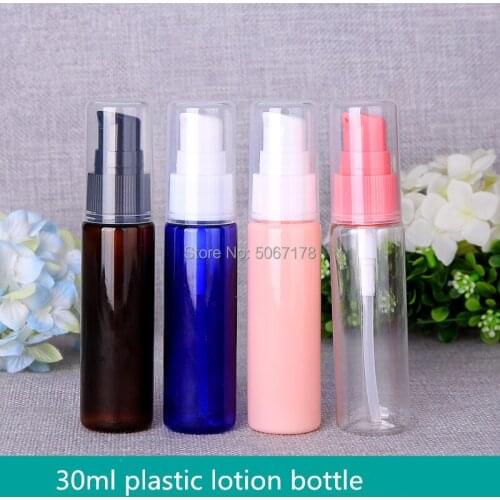 30/50pcs Portable Mini Empty Bottle 30ml Plastic Bottles For Travel Sub Bottle Shampoo Cosmetic Lotion Container Many Colours