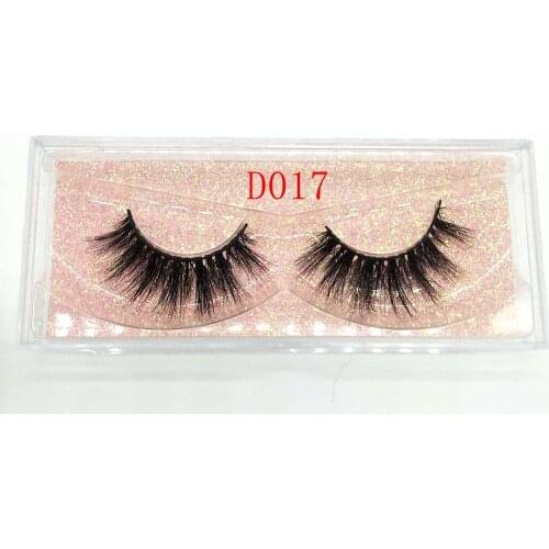 3d mink eyelashes natural long 3d mink eyelash daily make up use false eyelash real mink hair 3d mink eyelashes D017