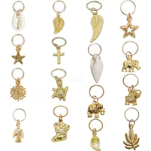 5-50 Pcs Dreadlock Beads for Hair Braids Hair Beads Jewelry Vintage Charms Women Girl Kids Hairpin Weaving Tool Accessories