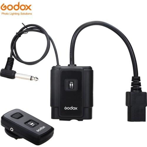 Godox DM-04 Wireless Studio Flash Trigger Transmitter & Receiver for Canon Nikon Pentax Cameras DE300 DE400 300SDI E250 E300
