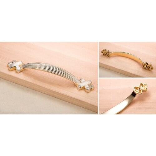 European Luxurious Handles C.C.:128mm L:168mm H:30mm Zinc Alloy Drawers Pulls