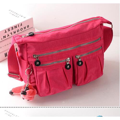Nicely Women Bag Nylon Messenger Shoulder Crossbody Bag For Lady Travel School Satchel Handbag High Quality