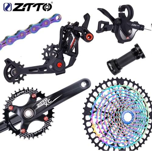 ZTTO MTB 11 Speed HG 1x11 Bicycle Group Set Shifter BB CRX PR0 Cluth Rear Derailleur Crank Set Chain 11s Mountain Bike Kit
