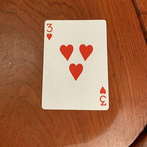 New Arrival Her Heart by J.C Magic Close up Magic Tricks Three Hearts To One Poker Bar Party Show Mentalism