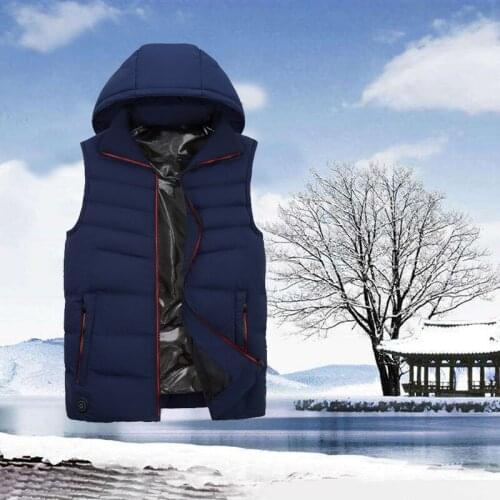 Couple Heated Vest Smart Charging USB Climbing Top Winter Mens Safe Constant Temperature Warm Vest Electric Heating Clothes