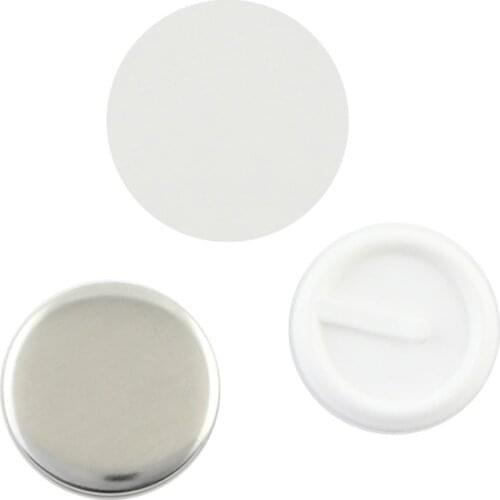 Plastic Clip Badges Blank Material Pin for Button Maker DIY Arts Crafts Supplies Parts 100pcs 44/58/75MM