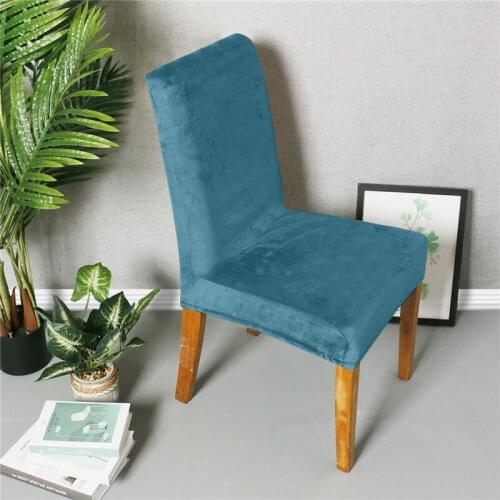 High Solid Color Modern Plain Chair Cover Spandex Stretch Elastic Chair Covers Seat Cover For Dining Hotel Wedding Banquet