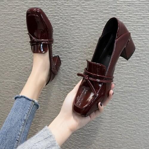 Purziro Leather Pumps