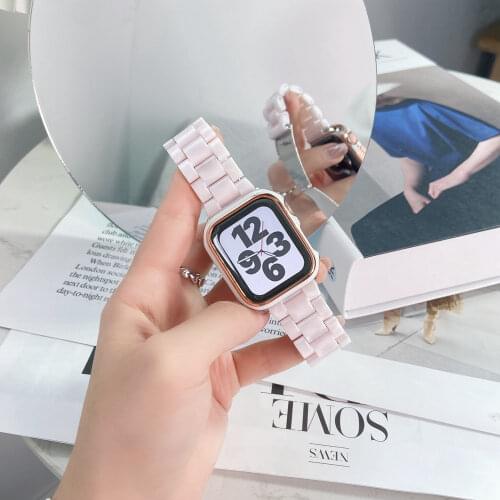Manufacturer Loop for Apple Watch Band transparent series 1 2 3 4 5 6 se for iwatch 38mm 42mm 40mm 44mm Strap