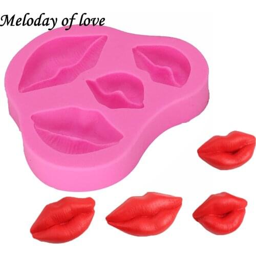 Sexy Lips Silicone Mold Fondant Mould Cake Decorating Tools Chocolate Gumpaste Molds, Sugarcraft, Kitchen Gadgets T1226