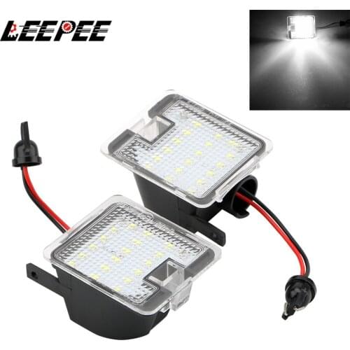 LEEPEE For Ford Focus 3 Kuga 2 S-Max WA6 2 Mondeo 4 5 Grand C-max 2 Car Door Welcome Light LED Under Side Mirror Puddle Light