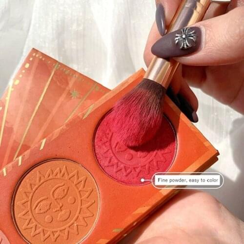 Magic Color Blush Emotional Blush Plate Four-Color White Orange Pearl Natural Three-Dimensional