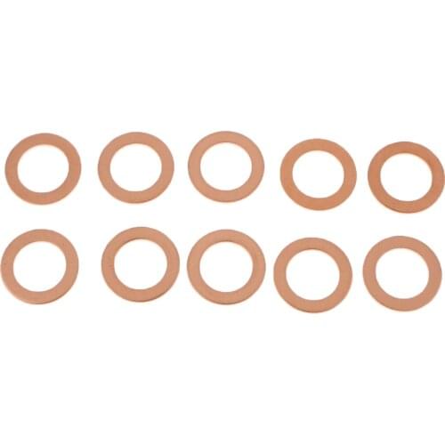 10 Pieces Oil Drain Plug Gaskets Seal Washer 3C3Z-6734AA for Ford Bronze