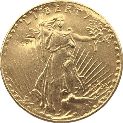 1922-S $20 St. Gaudens Coin Copy Free shipping