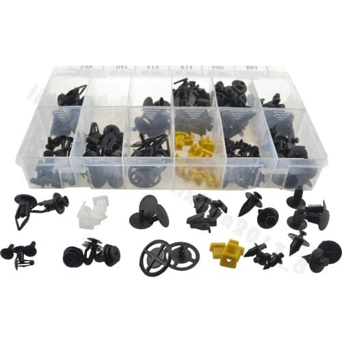 250pcs Door Pannel Clips Mountings Headliner Retainer Fastener Screws for Nissan
