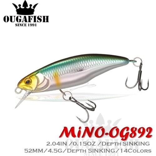 Minnow Fishing Accessories Lure Sinking Weights 4.5g 52mm Isca Artificial Bait Wobblers Peche A La Carpe Fish Leurre Carnassier