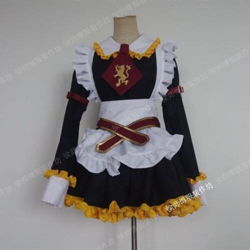 Anime cosplay Fate/Apocrypha FGO Astolfo Maid Dress apron lolita Cosplay Costumes A