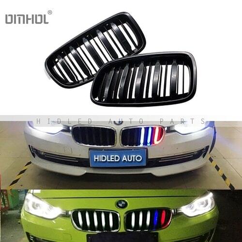 Free Shipping For BMW 3-series F30 F35 316i 318i 320i 325i 328i 330i Front Grille With Dynamic LED Lights