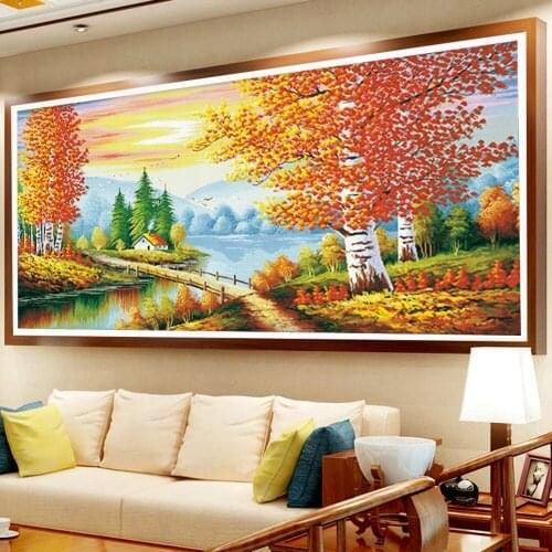 Great 5d diamond painting full square /round livingroom wall sticker diamond mosaic sale cross stitch livingroom wall sticker