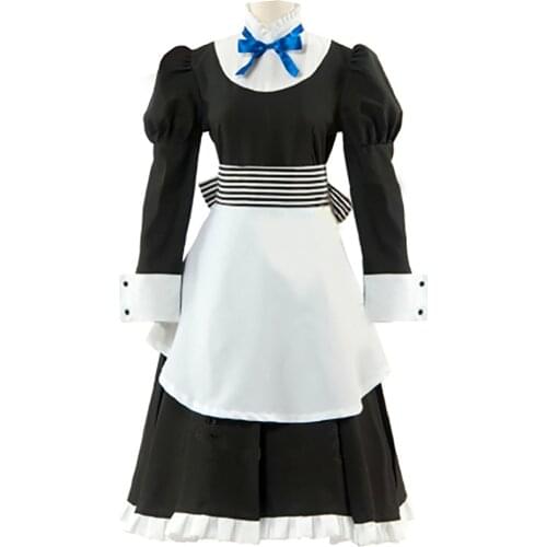 Brdwn Axis Powers Hetalia APH Womens Republic of Belarus Natalia Arlovskaya Cosplay Costume Maid Dress Meidofuku Apron Dress