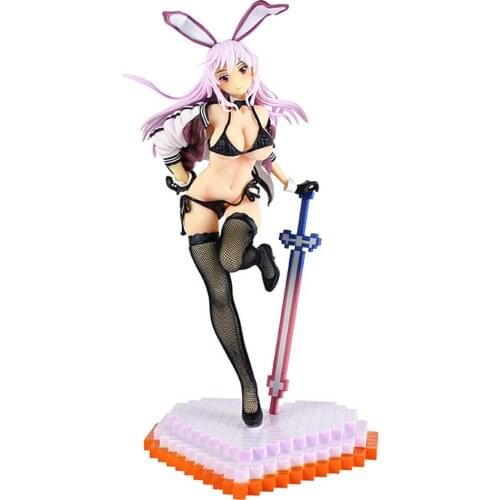 28cm Anime figure Skytube Girls Zimakupiza by Saitom Rabbit Ears Sexy Girls PVC Action Figure Collectible Model Toys Gift