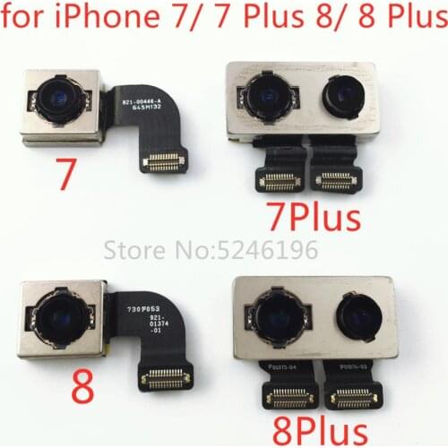 1pcs Original Big Camera Rear Camera Back Camera Module Flex Cable For iPhone 7 7 Plus 8 8 Plus Replacement Repair Parts