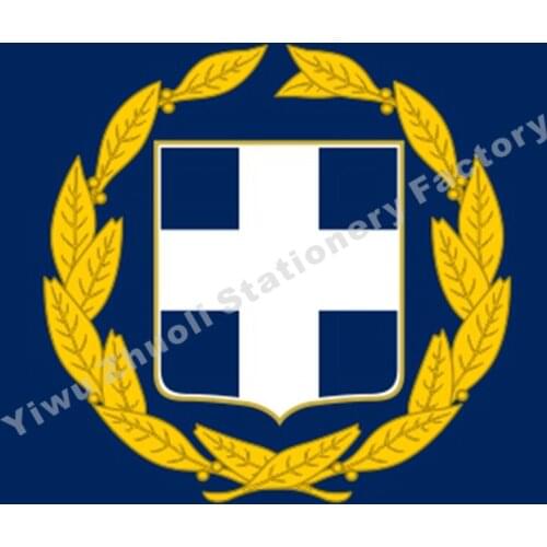 Greece president of flag 120X120cm (4x4FT) 120g 100D Polyester Double Stitched High Quality Banner Free Shipping