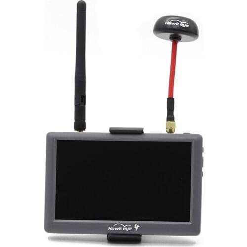 Hawkeye Little Pilot 4 Highlight 5 inch FPV Monitor 5.8G 48CH Receiver with DVR built-in battery for FPV RC Drone Quadcopter