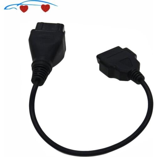 2020 New Arrival For Re-nau-lt 12 Pin To OBD 2 16 Pin Interface Female Extension Cable Auto Adapter Diagnostic Tool Connector