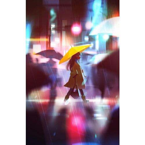 5D DIY Poured Glue Diamond Painting Kits Scalloped Edge Prity Single Ladys Life Canvas Wall Decoration Unique Handcraft Gift