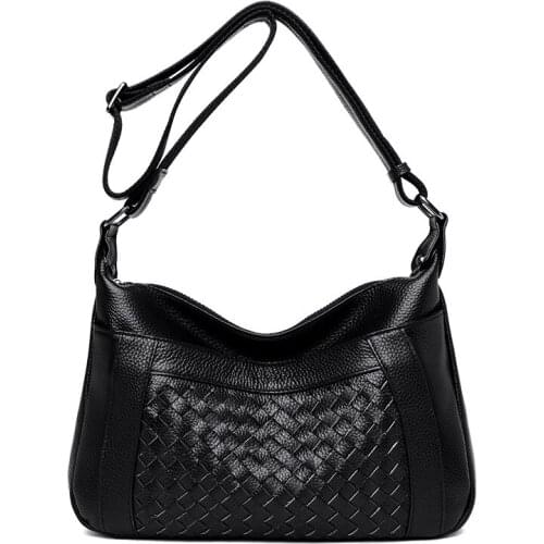 Fashion Women Genuine Leather Shoulder Bags Handbag Portable Real Cow Leather Female Envelope Crossbody Bag Lady Girl Party Bags