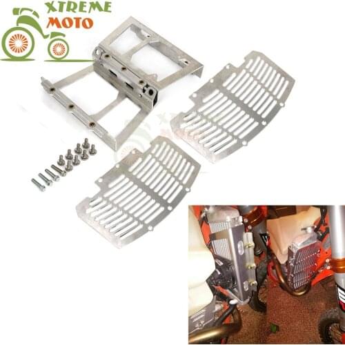 Motorcycle Water Box Radiator Cover Guard bottom Bracket For KTM SX125 XCF150 SXF300 SX400 EXF450 SXF500 2017 2018 125-450 2016