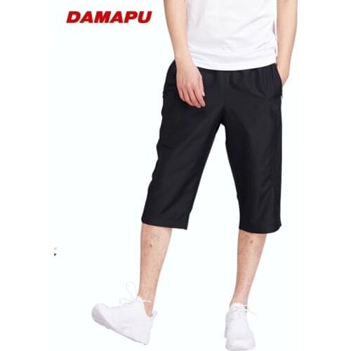 Mens Sweatpants TJogging Oversize Baggy Big Sizes Summer Lightweight Running Wide S Bermuda For Men 3/4 Length Shorts