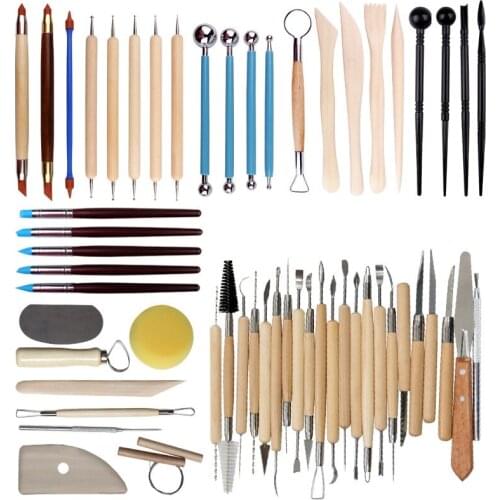 Ceramic Clay Tools Set Modeling Pottery Sculpting Tools Kits for Beginners Professionals Kids After School Ceramics Classes Gift