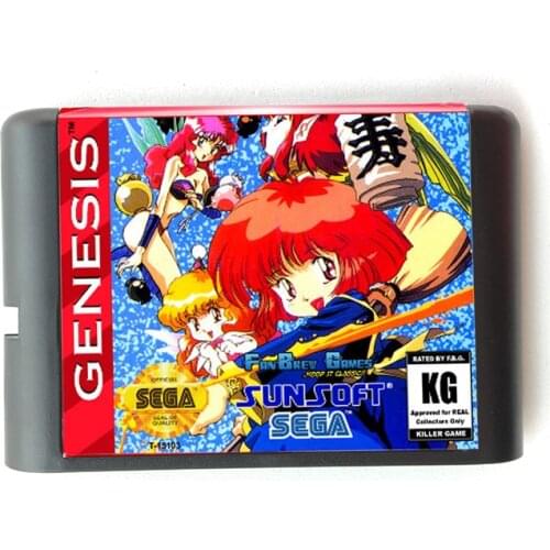 Panorama Cotton 16 bit MD Memory Card for Sega Mega Drive 2 for SEGA Genesis Megadrive