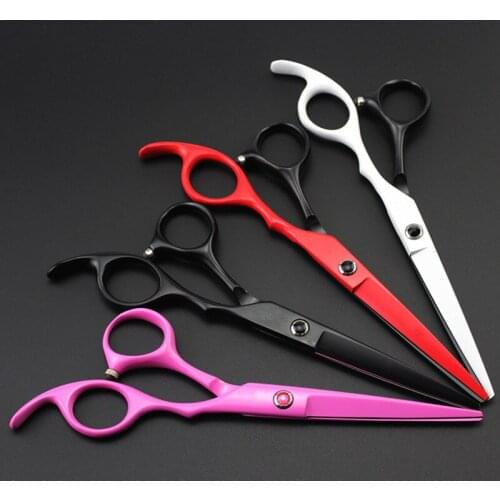 Professional Japan 440c steel 6 inch hair scissors set cut hair cutting salon barber makas thinning shears hairdressing scissors