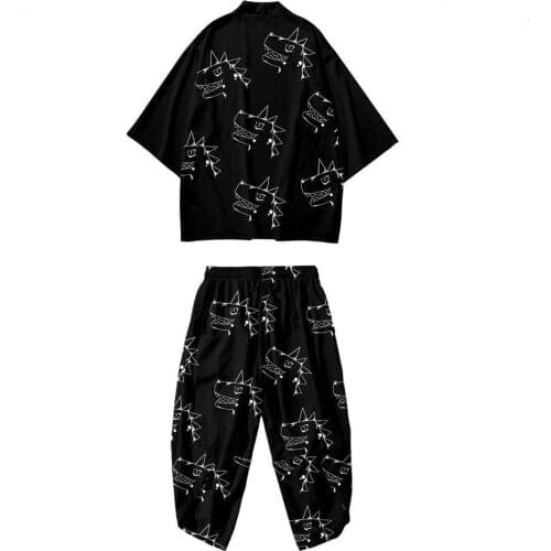 New Fashion Loose Summer Ordinary Casual Cardigan Robe National Fashion Sweethearts Dress Small Dinosaur Style Shirt