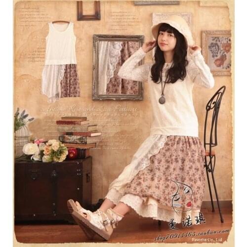 Spring Summer Patchwork Lace Boho Hippie Dresses Robe Femme Tunique Femme Crochet Bohemian Lolita Mori Girl Ropa Mujer Vestidos