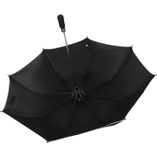 Oversized Two-Fold Automatic Golf Umbrella Folding Foreign Trade Business Umbrella Automatic Reverse Folding Umbrella Nylon