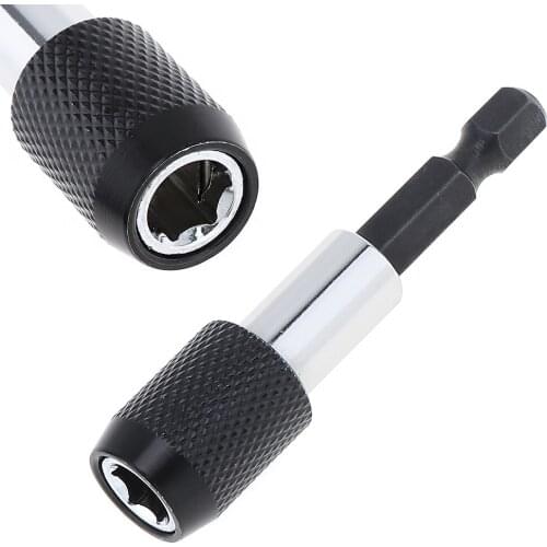 1/4inch Impact Drive Shank Quick Change Holder Hex Bit Drill Chuck with Hex Shank Electric Drill Screwdriver Drill Chuck