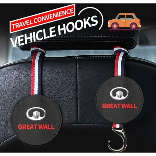 1pcs Car seat back decoration creative hook multifunctional practical hook for Great Wall Haval Hover H3 H5 auto Accessories