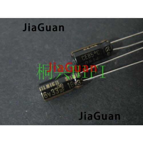 10PCS NEW ELNA RFS SILMIC II 16V33UF 5X11MM SILMICII 33UF 16V hot sale SILMIC2 33uf/16v audio capacitor 33uf16v