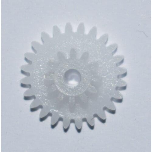 30pcs 24+12teeth 2mmhole OD 13 double plastic gears/reduction gear/diy toy part technology model parts rc car 24122B